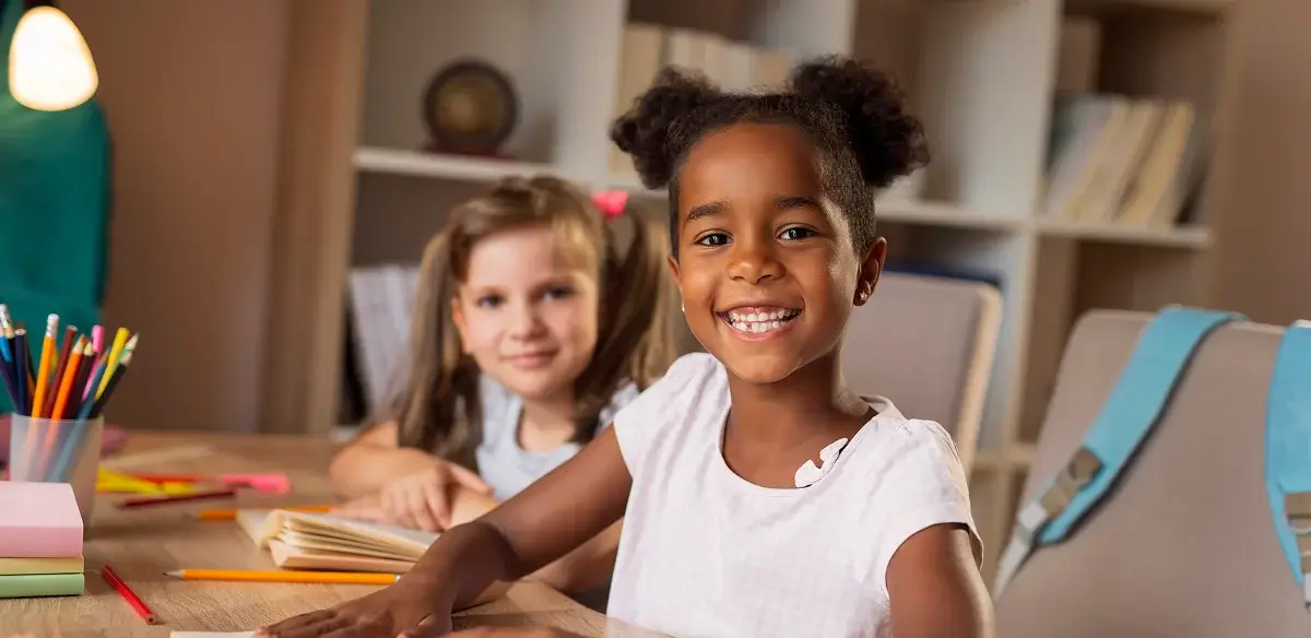 Student smiling